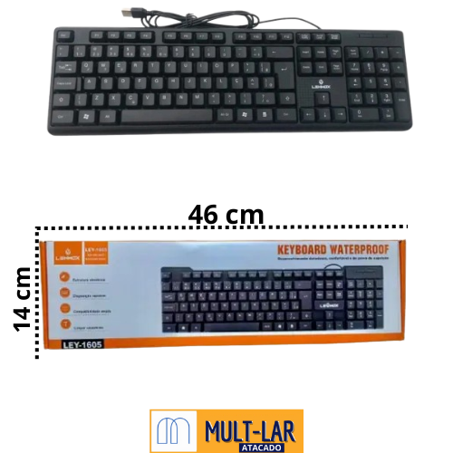 TECLADO COMPUTADOR LEY-1605