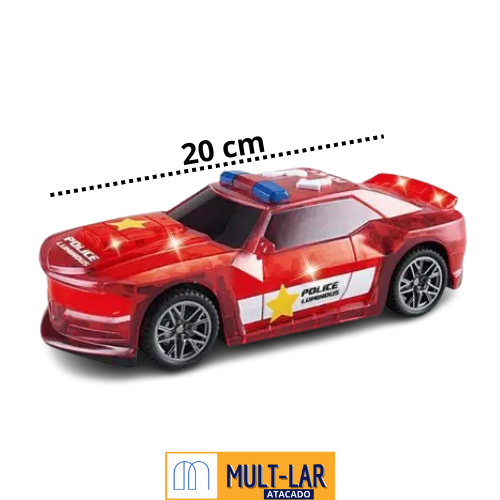 CARRO A PILHA POLICE CAR FU18198