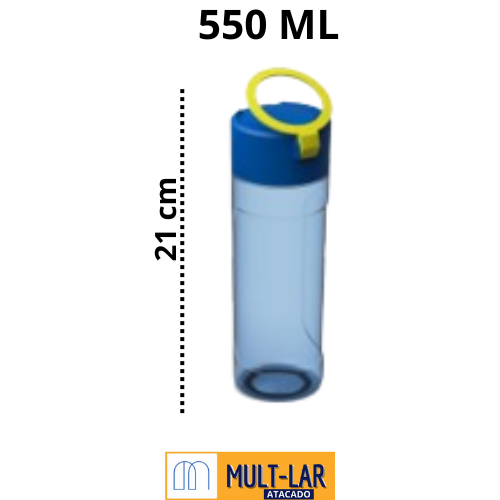 GARRAFA ON PET 550ML CORES SORTIDA 1127