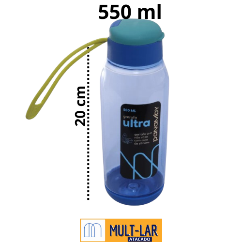 GARRAFA ULTRA PET 550ML FUME 1121