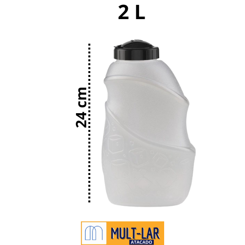 GARRAFA DE GELADEIRA TRANSP. 2LT 614