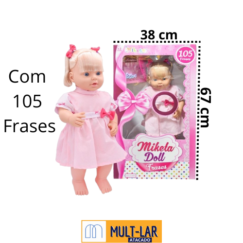 BONECA MIKETA DOLL FRASES 0788