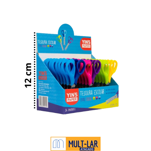 TESOURA ESCOLAR CX C/24 YP7272