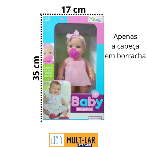 BONECA BABY AMIGUINHA 1126