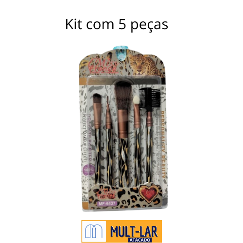 KIT PINCEL MAQUIAGEM MF-6437