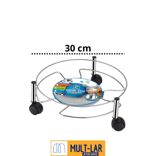 SUPORTE CROMADO  MULTIUSOS ESPECIAL 1041