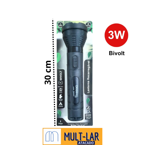 LANTERNA LED 3W REC. SL0066