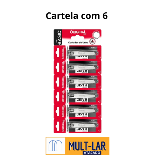 CORTADOR UNHA 6PÇS GD SL0719