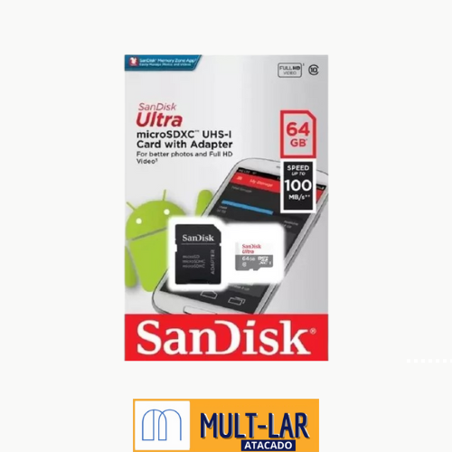 CARTAO DE MEMORIA 64GB SANDISK