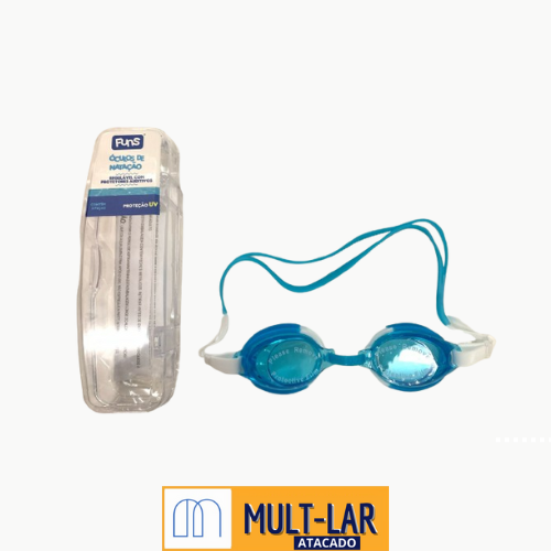 KIT DE NATAÇÃO INFANTIL OCULOS E PROTEOR DE OUVIDOS C/ ESTOJO WX5507