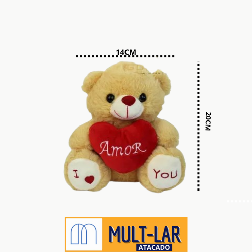 PELUCIA URSO 20CM FG9042