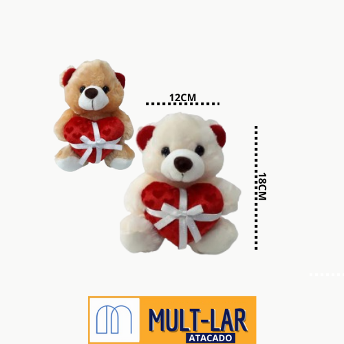 PELUCIA URSO 20X15CM FC2636