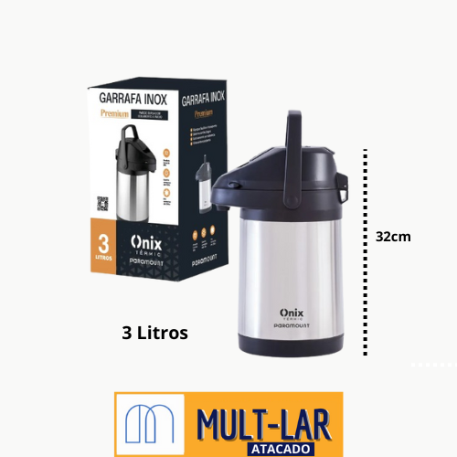 GARRAFA INOX PREMIUM 3,0LTS 1268