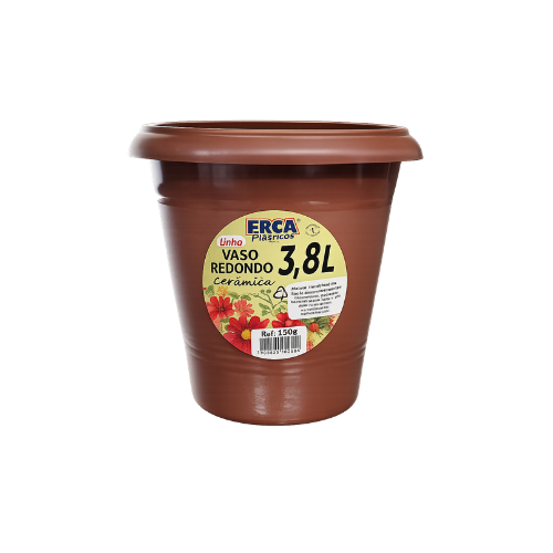 VASO REDONDO CERAMICA 3,8 LTS 1308