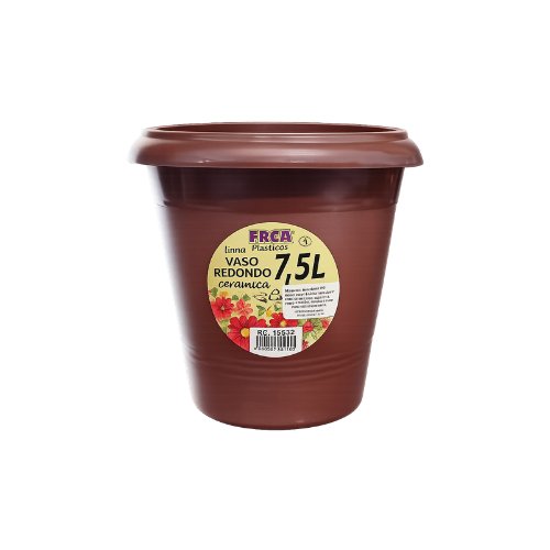 VASO REDONDO CERAMICA 7,5 LTS 1323