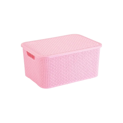 BM CAIXA RATTAN 3,5L ROSA BM2082