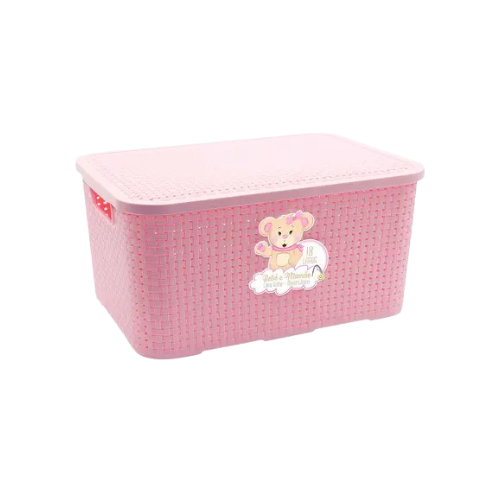 BM CAIXA RATTAN 18L ROSA BM2080