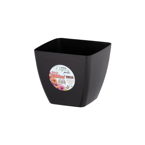 VASO ELEGANCE PRETO 3,800ML 2799