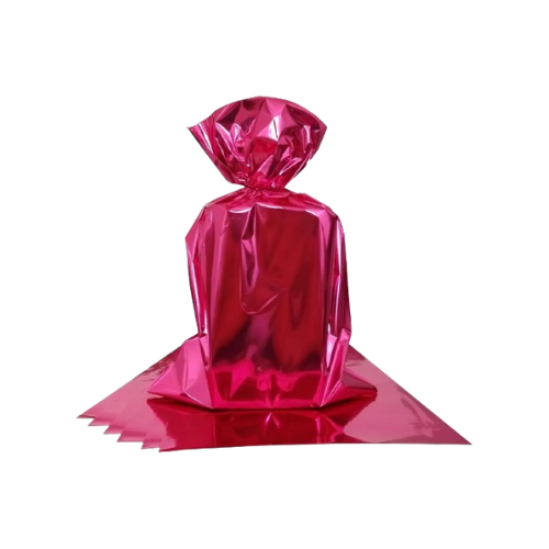 SAQ. P/ PRESENTE 15X29 METAL. C/50 UN PINK