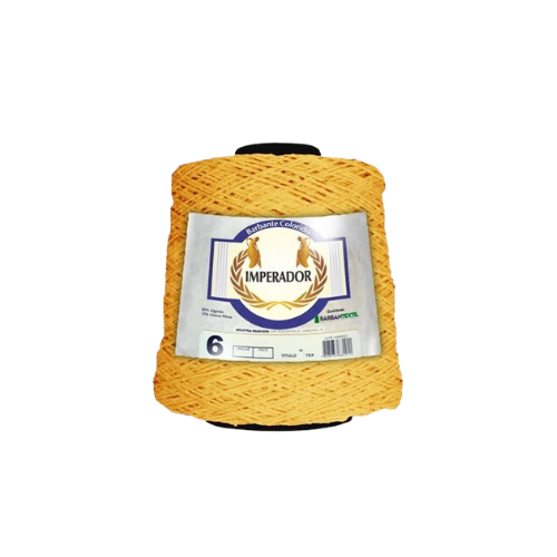 BARBANTE IMPERADOR 610 M FIO 6 AMARELO OURO