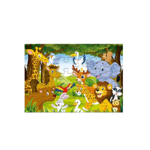 QUEBRA CABEÇA FLORESTA 30 PÇS MDF 7690