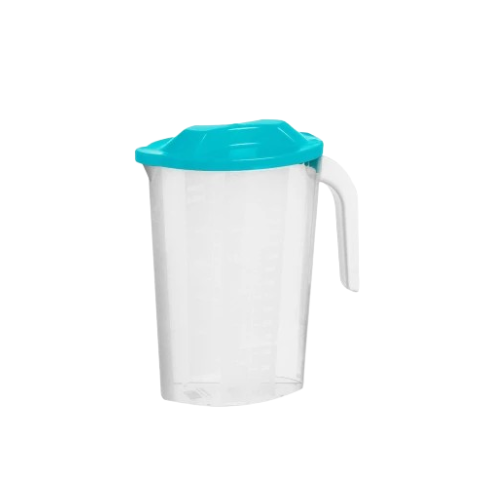 JARRA OVAL TRANSPARENTE COM TAMPA 1,8L 381