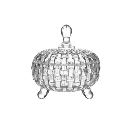 BOMBONIERE DE VIDRO COM PE CLEAR POTIRI 630ML 18097