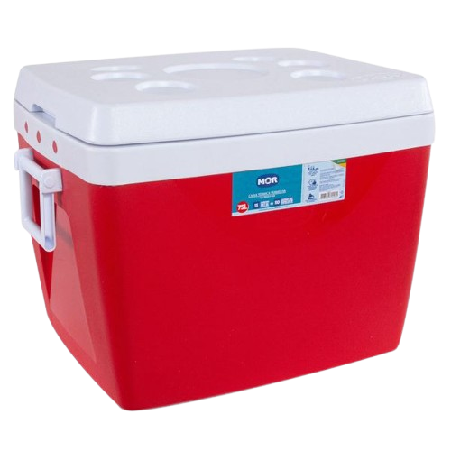 CAIXA TERMICA 75L VERMELHA 25108192