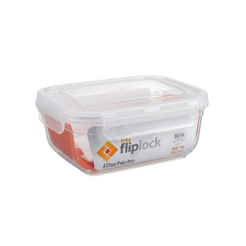 KIT RETANGULAR FLIPLOCK 3 POTES 0503