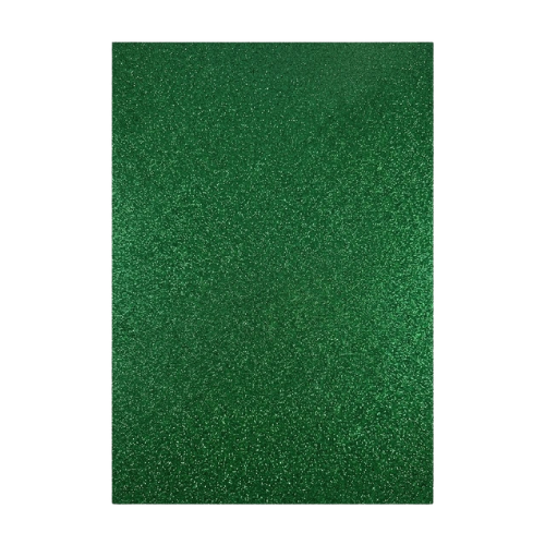 PLACA EVA 60X40 GLITTTER VERDE ESCURO KZ371 PT C/5