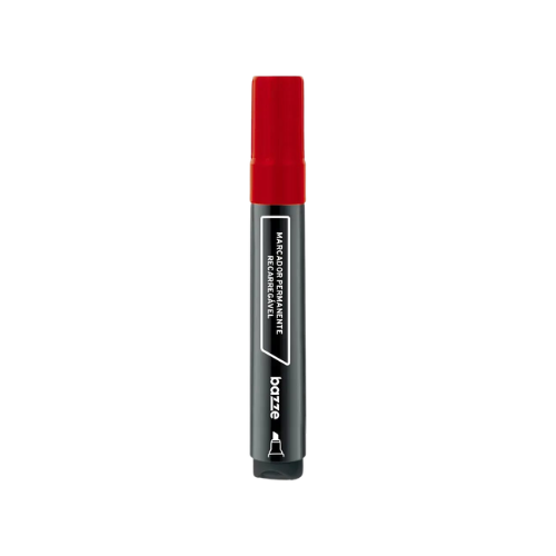 MARCADOR PERMANANTE REC. VERMELHO CX C/12 913302