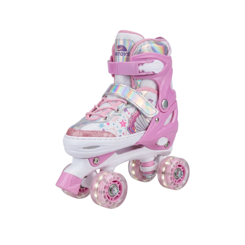 PATINS QUAD. AJUSTAVEL SEREIA ROSA TAM. 34-37 2650M