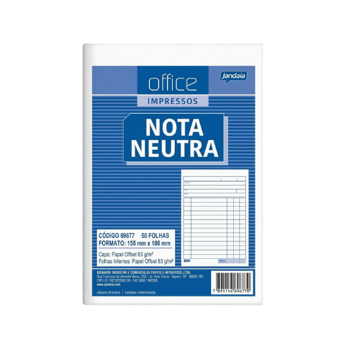NOTA NEUTRA 1 VIA 50 FLS 15X11 CM PCT C/20 69677