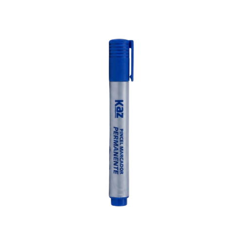 PINCEL MARCADOR PERMANENTE AZUL MARK KZ2047AZ CX C/10 UND