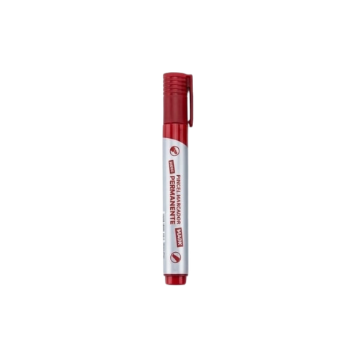 PINCEL MARCADOR PERMANENTE VERMELHO MARK KZ2047VM CX C/10 UND