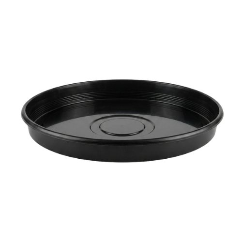 PRATO VASO RED. PRETO 31 CM 2825