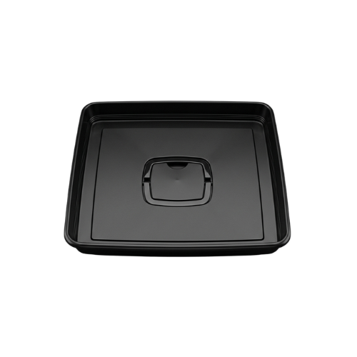 PRATO VASO QUAD. PRETO 29,5 CM 2831