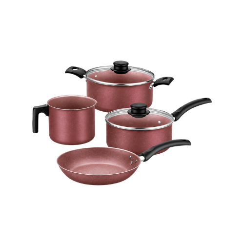 JOGO PANELA TRAMONTINA 4PÇS TURIM ROSE 20296444