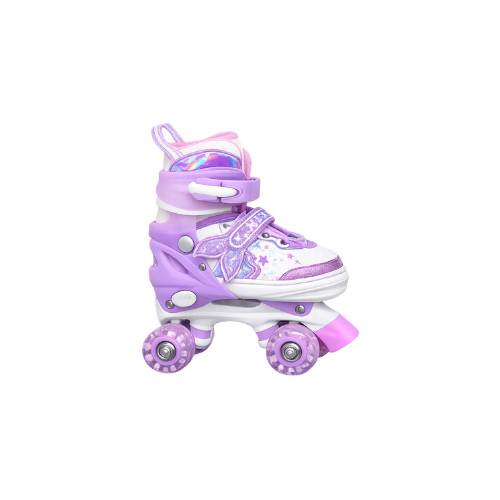 PATINS 4 RODAS C/ LUZ FEM. 2652M-LILAS