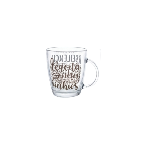 CANECA VIDRO 370ML 14628