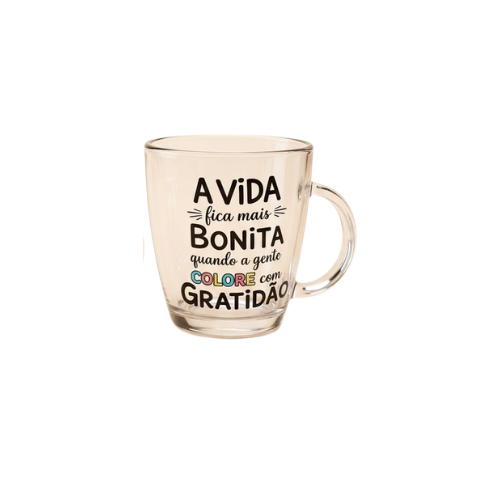CANECA VIDRO 370ML 14627
