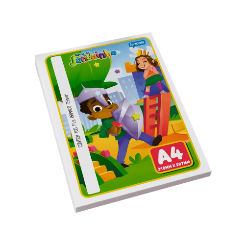 PAPEL SULFT A4 BRANCO C/100 FLS JANDAINHA