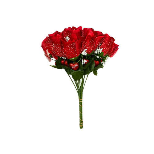 FLOR ARTIFICIAL COM CORAÇÃO PCT C/24 DV81441.