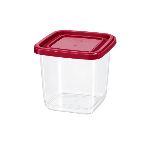 POTE MANTIMENTO QUADRADO AVULSO TRANSP. 550ML 2206