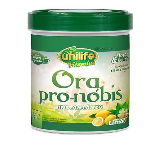 Ora Pro-nóbis Instantâneo - Sabor Limão - 220 gr