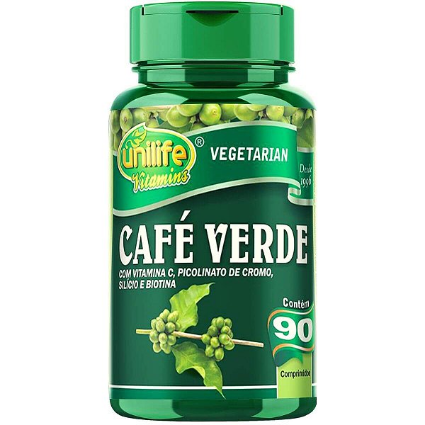 Café Verde com Vitaminas e Minerais - 90 cápsulas