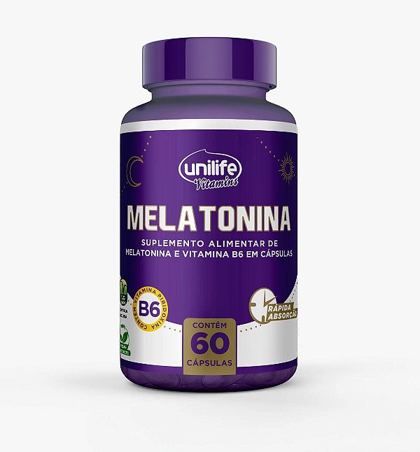 Melatonina - 60 cápsulas