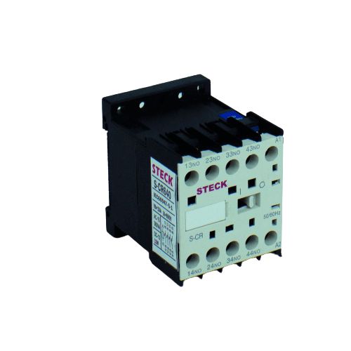 STECK SCR631M – Mini Contator Auxiliar  3NA + 1NF, Bobina 220VCA 50/60Hz  (Linha Challenger)