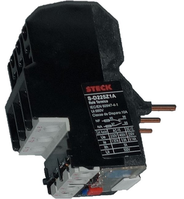STECK SD225Z1A – Relé de Sobrecarga Térmico SD2 Frame 25 (Faixa de Ajuste: 1A – 1,6A)