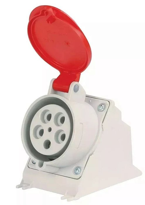 STECK N4206 – Tomada Industrial de Sobrepor 3P+T 32A